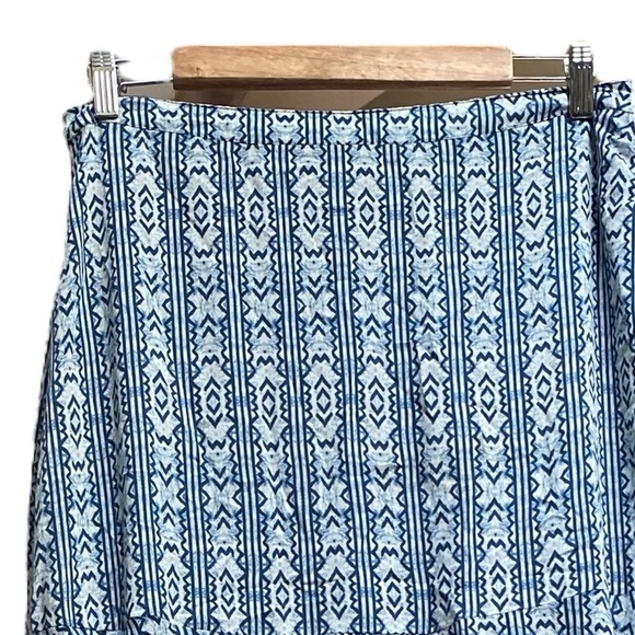 Feathers by Tolani Blue White Long Skirt size M Anthropologie - Picture 5 of 5